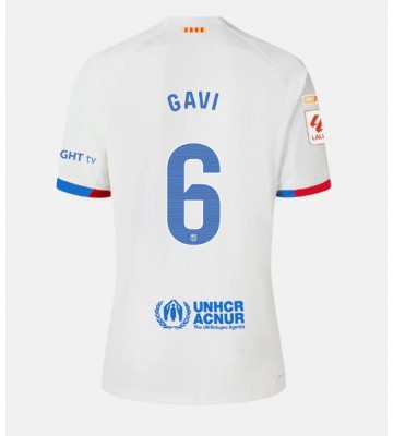 Barcelona Paez Gavi #6 Replica Away Stadium Shirt 2023-24 Short Sleeve